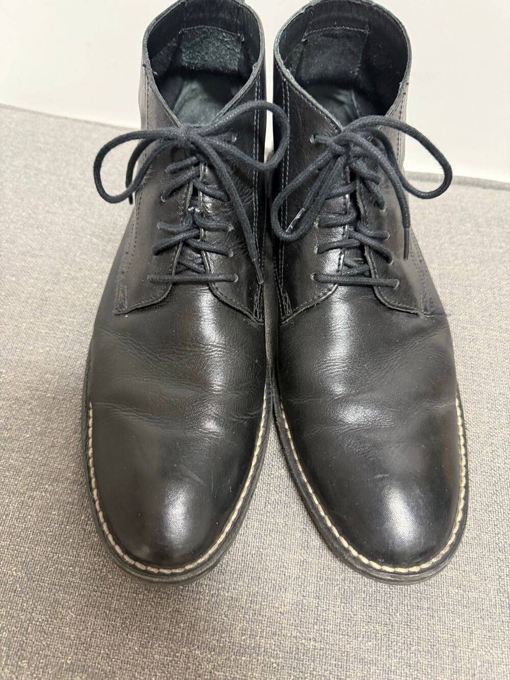 Cole Haan Canton Lace Boots II Leather Ankle Boots Shoes Black Mens 11
